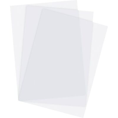 Deckblätter, DIN A4, transparent, klar, glänzend, Stärke 0,15 mm