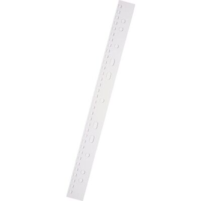 Abheftstreifen, für DIN A4 Ordner, für Drahtkammbindung 3:1, Lochgröße: 4 x 4 mm