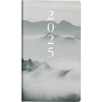 Taschenkalender, 8,7 x 15,3 cm, 1 Woche/1 Seite