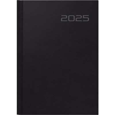 Buchkalender futura 2, 14,8 x 20,8 cm, 1 Woche/2 Seiten, Balacron-Einband, schwarz, halbstündlich 7 - 20 Uhr, außer Samstag+Sonntag