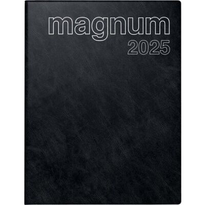 Buchkalender magnum, 18,3 x 24 cm, 1 Woche/2 Seiten, Catana, schwarz
