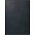 Buchkalender Roma 1, Kunstleder-Einband, 14,2 x 20 cm, 1 Tag/1 Seite, schwarz, 4-sprachig, halbstündlich 7 - 21 Uhr