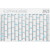 Jahreskalender, 70 x 47 cm, 14 Monate/1 Seite, Druck schwarz/blau, gefalzt