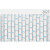Jahreskalender, 102 x 68 mm, 14 Monate/1 Seite, Druck schwarz/blau, gefalzt