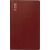 Plankalender uni-planer, 1 Monat/2 Seiten, 10,4 x 15,3 cm, Druck grau/gelb, bordeaux