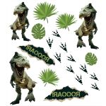 Kinder-Tattoos, Tyrannosaurus, 5 Motive, 2 Bogen, 32...