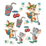 Kinder-Tattoos, Fredo & Fitzi, 5 Motive, 2 Bogen, 32...