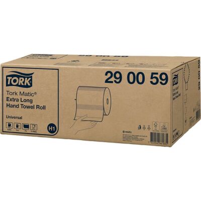 Handtuchrolle Tork Matic®, System H1 - Rolle, Qualität Universal, 1-lagig, weiß, 21 cm x 280 m, 6 Rollen