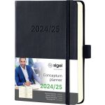 Wochenkalender Conceptum DIN A6, 2024/2025, 18 Monate, 1...