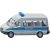 Polizeibus aus Metall und Kunststoff