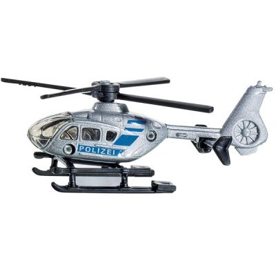 Polizeihubschrauber aus Metall und Kunststoffteilen