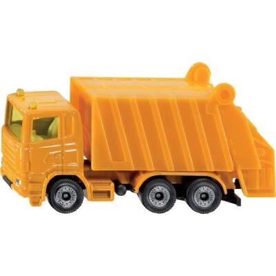 Müllwagen aus Metall und Kunststoff