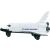 Space-Shuttle aus Metall und Kunststoff