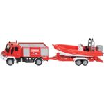 Unimog Feuerwehr mit Boot aus Metall und Kunststoff