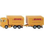 LKW mit Anhänger DHL aus Metall und Kunststoff
