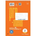Premio Spiralblock DIN A5, 40 Blatt, 90g/qm, Lineatur 7,...