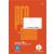Premio Schulblock DIN A4, 50 Blatt, 90g/qm, Lineatur 7, 7 mm kariert, 4-Loch, rot