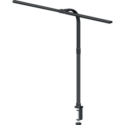 LED-Tischleuchte Nova, schwarz, Klemmfuß, Energieeffizienzklasse F, Lebensdauer Leuchtmittel 30.000 Stunden, dimmbar