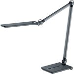 LED-Tischleuchte Wave, metallicgrau, Standfuß,...