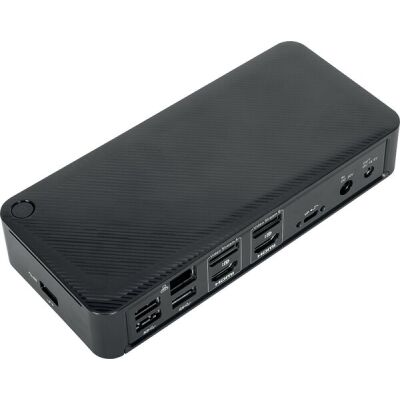 USB-C Universal DV4K Docking Station mit 100W Power Delivery, schwarz