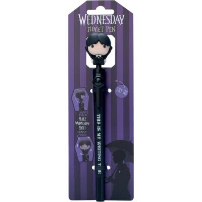 Kugelschreiber Fidget Pen Wednesday, Fidget-Spielzeug und praktisches Schreibwerkzeug in einem, stilvolles Sammlerstück