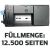 New Build Toner-Kit, ersetzt Kyocera TK-3160, ca. 12.500 Seiten, schwarz