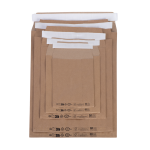 E-Commerce Papierversandtasche 260x70x410+100 mm mit Doppelfixverschluss