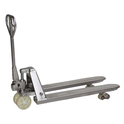 Edelstahlhubwagen, Tragfähigkeit.:  2.000 kg