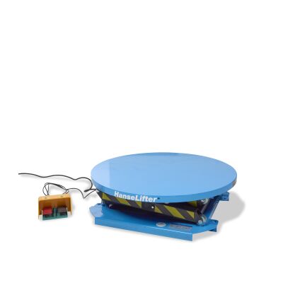 Stationärer Hubtisch, drehbar 1.000 kg, Hubbereich 300 - 710 mm, 230 V