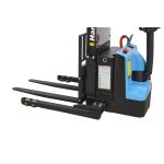 Smart-DH1225-BS-06, E-Deichselhochhubwagen, Hublast 1200kg, Hubhöhe 2500mm, mit Breitspur Fahrwerk zur Aufnahme verschiedener Palettengrößen