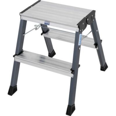 TREPPY DOPPEL-KLAPPTRITT ELOXIERT 2x2 STUFEN