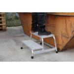 STABILO MONTAGETRITT MIT GITTERROSTSTUFEN 2 STUFEN