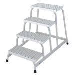 STABILO MONTAGETRITT MIT GITTERROSTSTUFEN 4 STUFEN