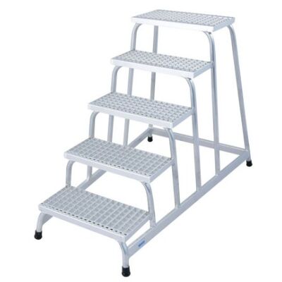 STABILO MONTAGETRITT MIT GITTERROSTSTUFEN 5 STUFEN