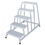 STABILO MONTAGETRITT MIT GITTERROSTSTUFEN 5 STUFEN