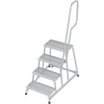 STABILO MOBILER MONTAGETRITT MIT GITTERROSTSTUFEN 4 STUFEN