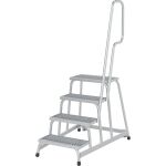 STABILO MOBILER MONTAGETRITT MIT GITTERROSTSTUFEN 4 STUFEN