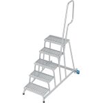 STABILO MOBILER MONTAGETRITT MIT GITTERROSTSTUFEN 5 STUFEN