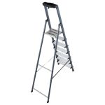 SECURO STUFEN-STEHLEITER ELOXIERT 7 STUFEN