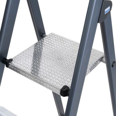 SEPRO S STUFEN-STEHLEITER ELOXIERT 4 STUFEN