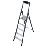 SEPRO S STUFEN-STEHLEITER ELOXIERT 5 STUFEN