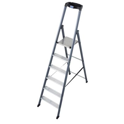 SEPRO S STUFEN-STEHLEITER ELOXIERT 6 STUFEN