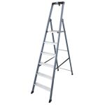 SEPRO S STUFEN-STEHLEITER ELOXIERT 6 STUFEN