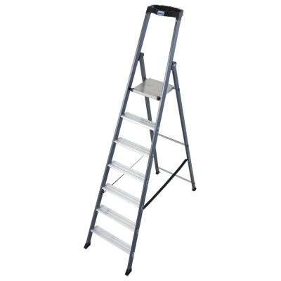 SEPRO S STUFEN-STEHLEITER ELOXIERT 7 STUFEN