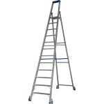 STABILO STUFEN-STEHLEITER, FAHRBAR 12 STUFEN