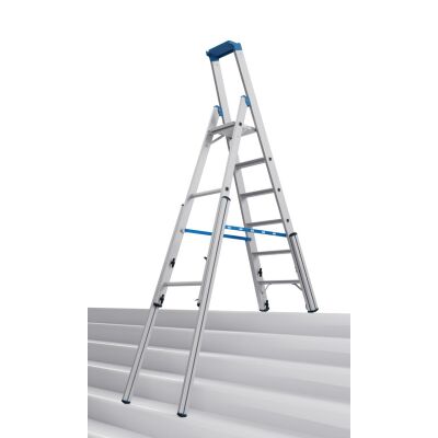 STABILO TELESKOP-STUFEN-STEHLEITER 6 STUFEN