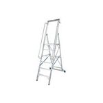 STABILO STUFEN-STEHLEITER MIT GROSSER STANDPLATTFORM 6 STUFEN