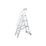 STABILO STUFEN-STEHLEITER MIT GROSSER STANDPLATTFORM 6 STUFEN