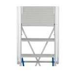 STABILO STUFEN-STEHLEITER MIT GROSSER STANDPLATTFORM 6 STUFEN