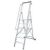 STABILO STUFEN-STEHLEITER MIT GROSSER STANDPLATTFORM 6 STUFEN